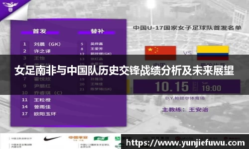 女足南非与中国队历史交锋战绩分析及未来展望